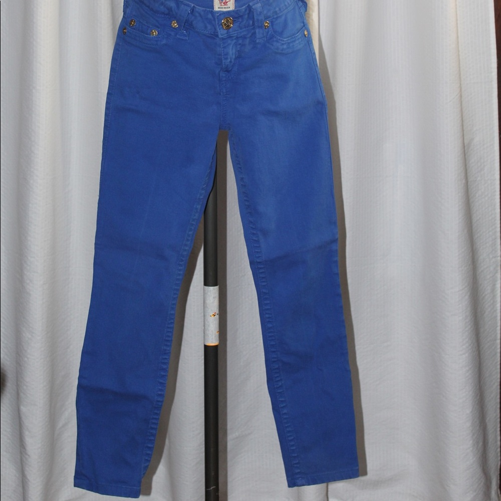 Blue True Religion Size 26 skinny Jean  Low Rise